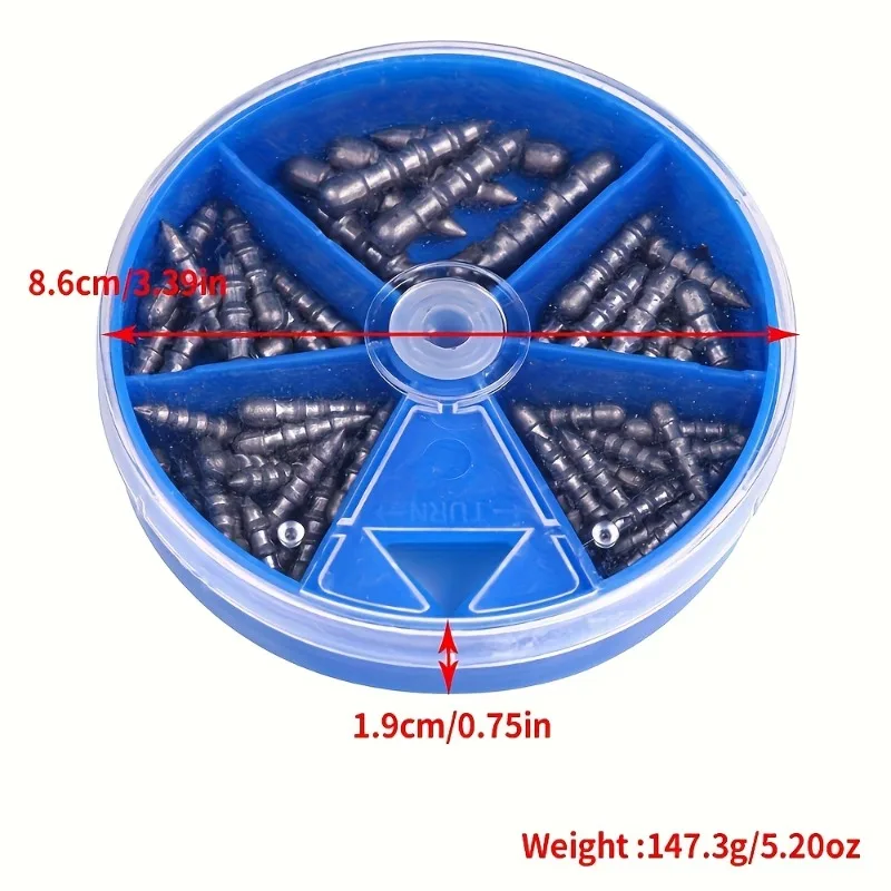 Plomos Split Shot con clip para pesca en agua dulce y roca - imagen 3