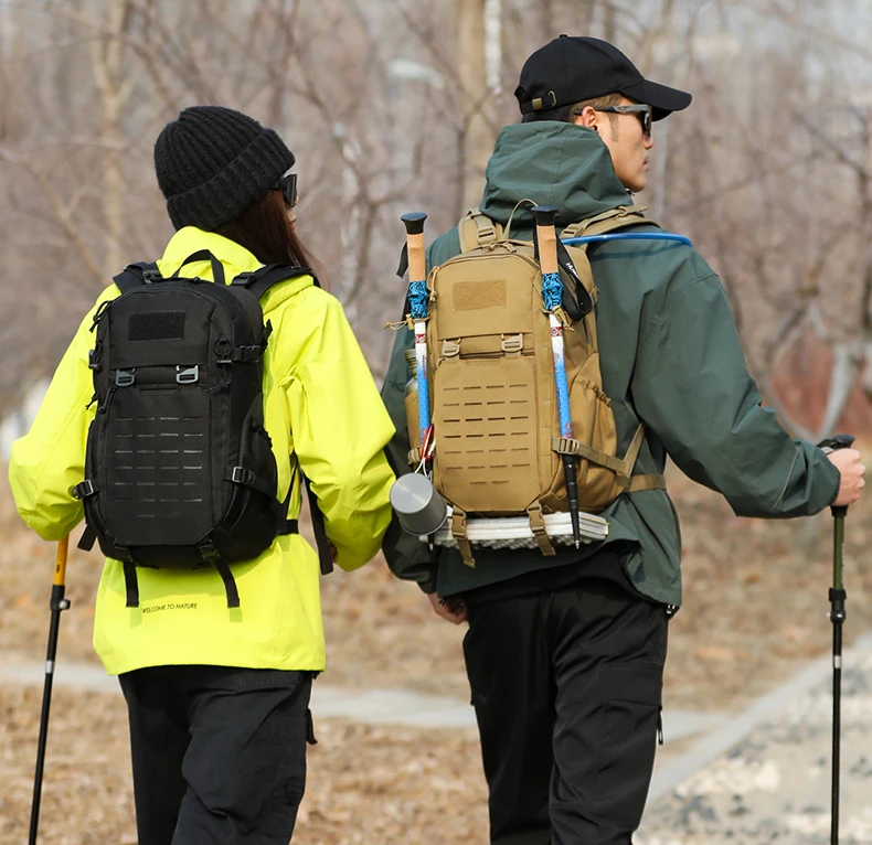 Mochila táctica multiusos scione verde con sistema Molle
