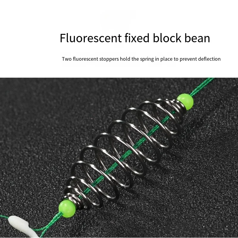 Anzuelos dobles para carpa de acero al carbono con alambre PE - imagen 4