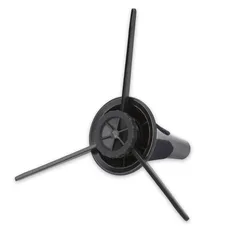 Trípode plegable para clarinete de ABS y metal negro, soporte seguro