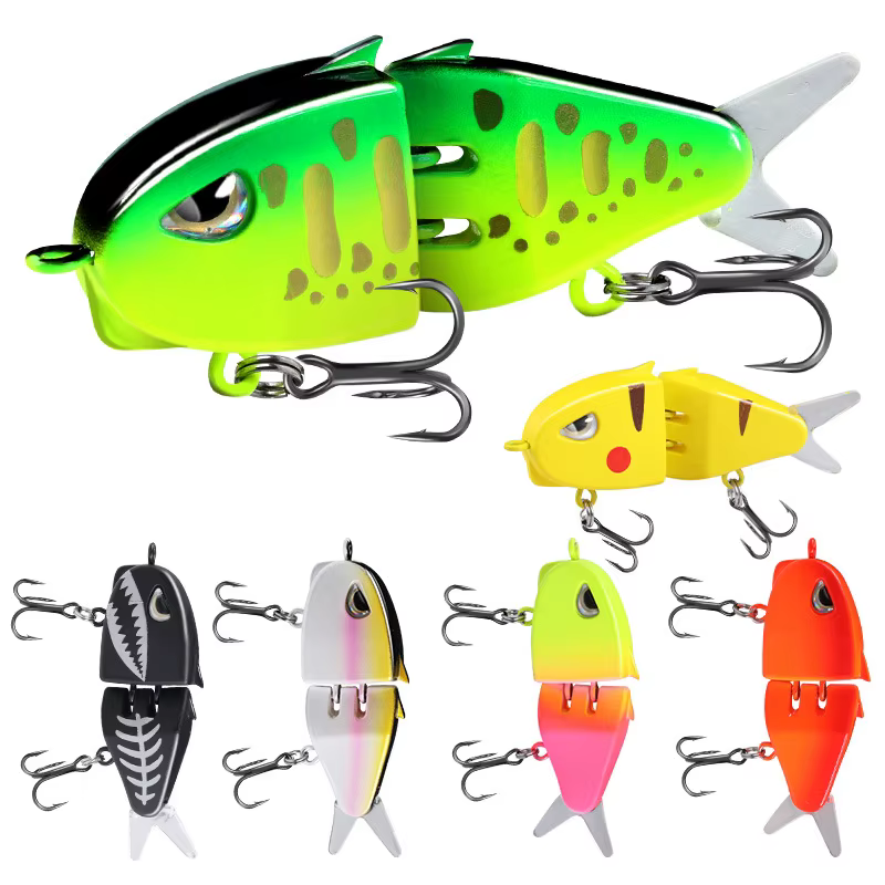 Glide Bait de hundimiento lento – Movimiento en S para lubina y trucha - imagen 2