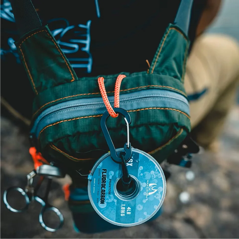 Fluorocarbono invisible en carrete/tippet