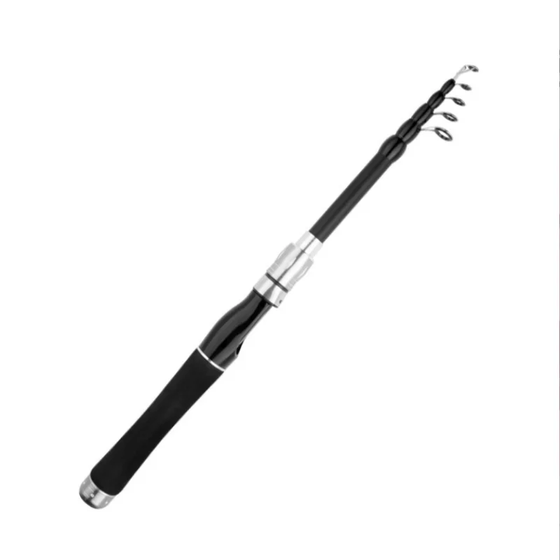 Juego de caña ultraligera de carbono y carrete de viaje para pesca - imagen 5