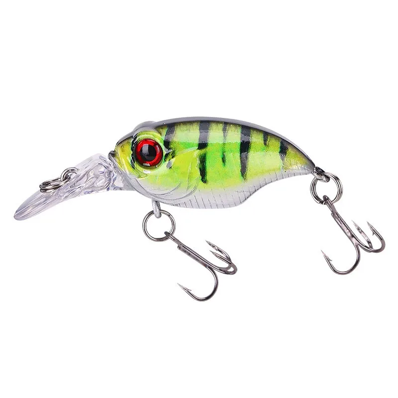 Crankbait duro con anzuelos de alta calidad y varios colores marinos - imagen 5