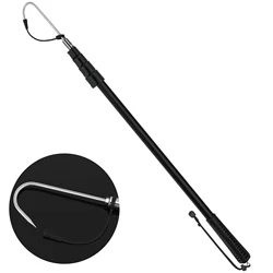 SANLIKE Gancho de pesca telescópico antideslizante de acero inox