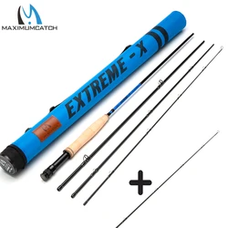 Caña de mosca Maxcatch Extreme X – Fibra de carbono rápida