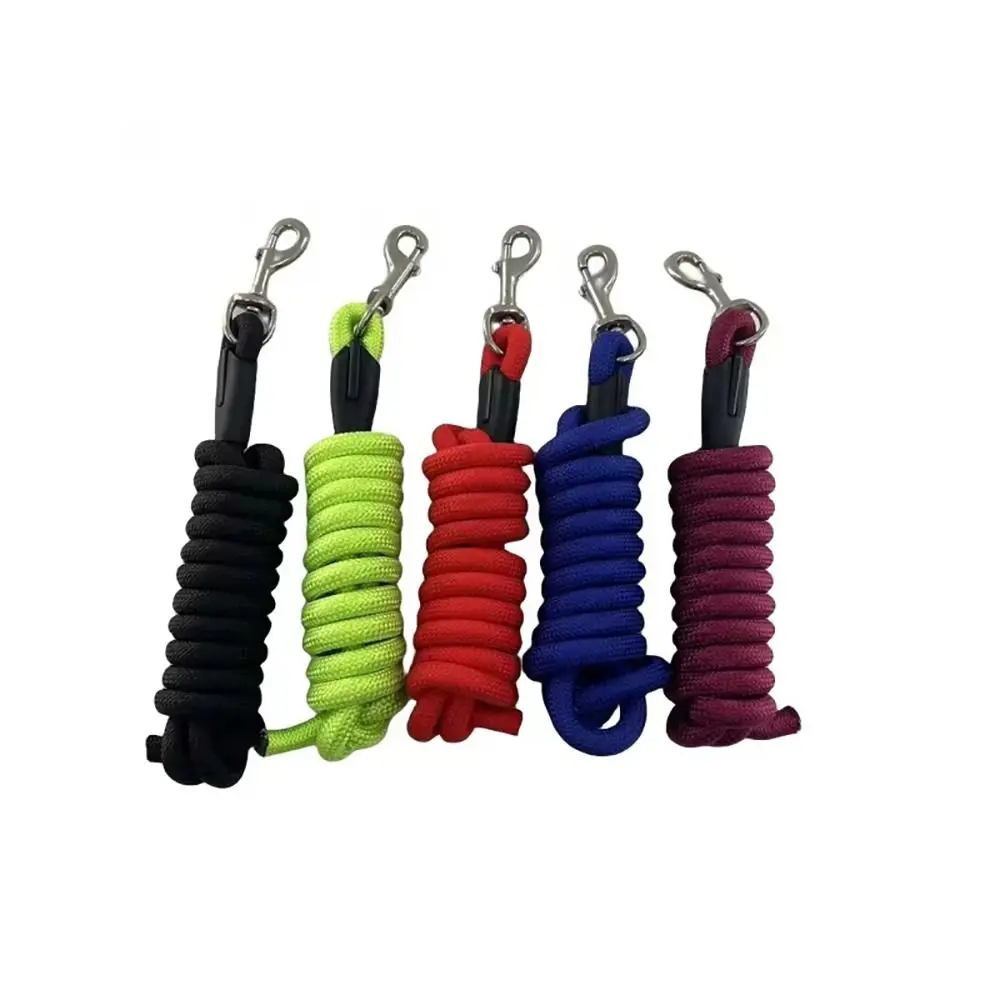 Cuerda ecuestre de entrenamiento para caballo con mosquetón reforzado - imagen 4