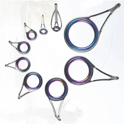 Kit reparación guías caña pescar anillos cerámica