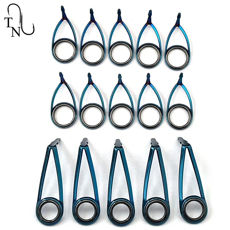 Guías giratorias LS de acero inoxidable TN101 – Marco azul para caña - imagen 5