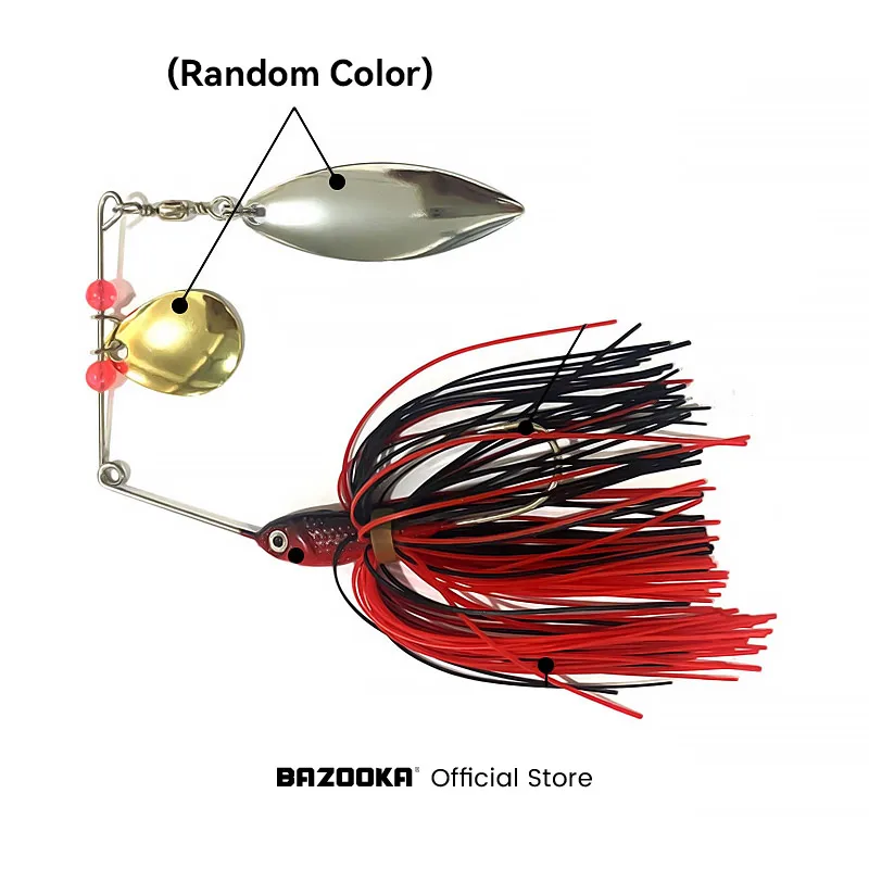 Spinnerbait Bazooka para lucio – Señuelo multiaspas invierno - imagen 4