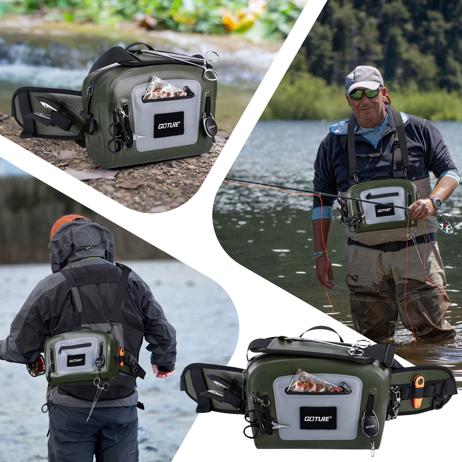 Bolsa Estanca Goture para Pesca – Almacenamiento Impermeable - imagen 5