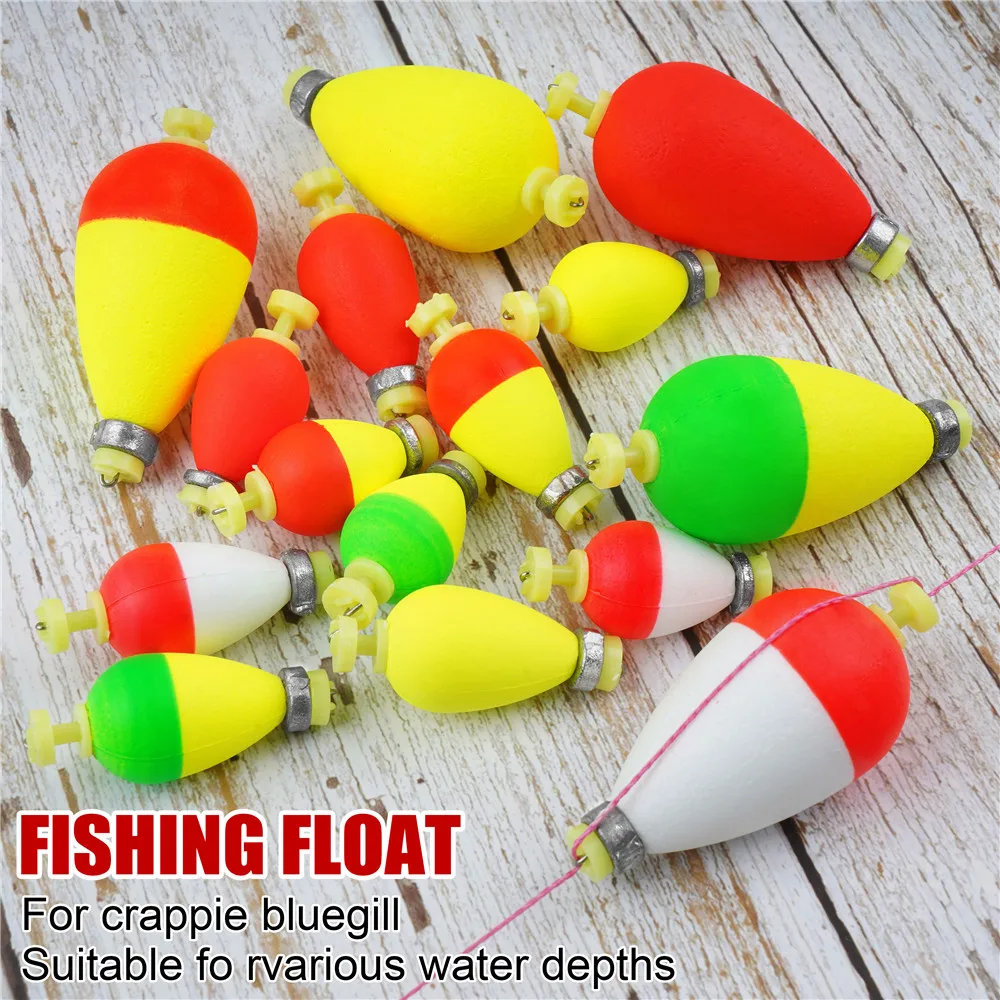 Flotadores espuma con peso y enganche rápido para crappie y bluegill - imagen 4