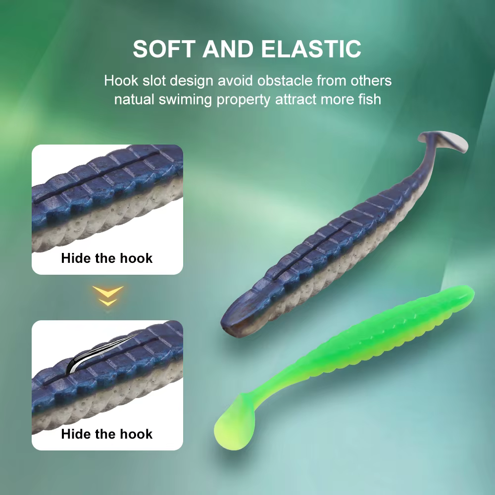 ESFISHING Wobble Shad 90mm - Señuelo de hundimiento lento para lubina - imagen 3