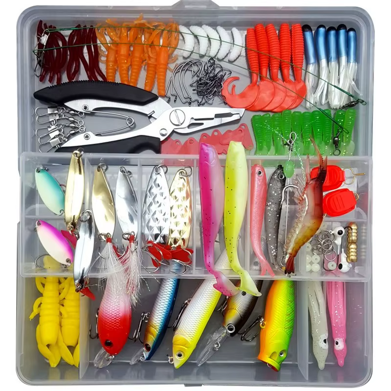 Kit de señuelos para pesca: wobblers, vinilos y cucharillas - imagen 5