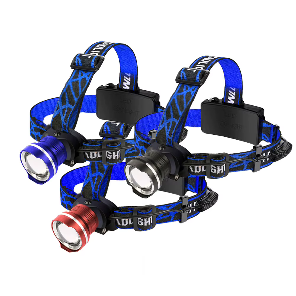 Linterna frontal RJ-2190 impermeable con LED para pesca nocturna - imagen 5