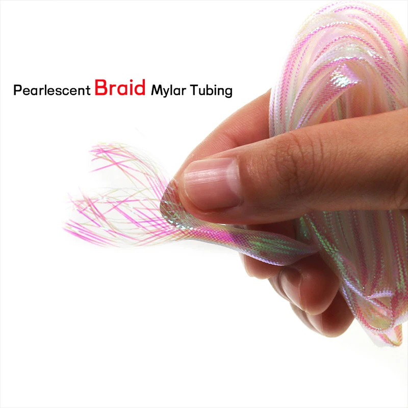Tubos de Mylar holográficos Persuader Flashing Braid – Minnow - imagen 2