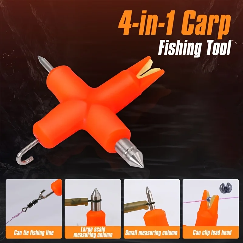 Juego de herramientas de pesca multifunción 4 en 1