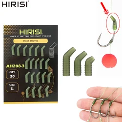 Anzuelos antienredos Hirisi AH208 para pesca de carpa con goma