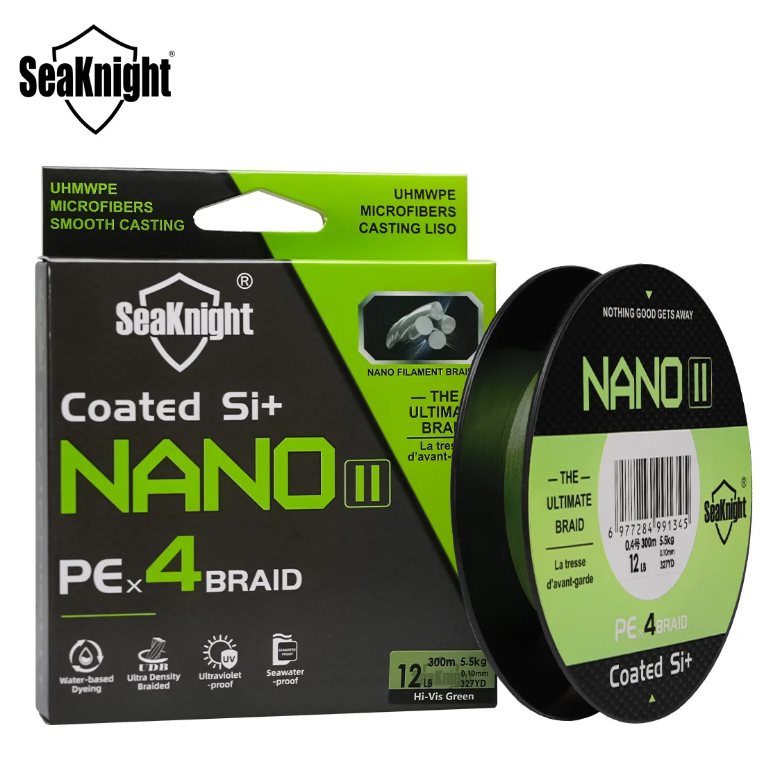 SeaKnight NANOII Hilo trenzado 4 hebras PE para agua dulce y salada - imagen 2