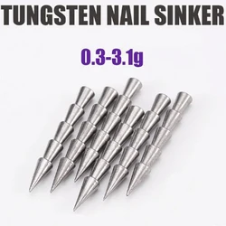 Plomos de tungsteno Wacky Worm Nail Pagoda ultraligeros para señuelos