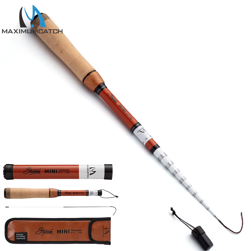 Caña Telescópica Tenkara Carbono 6:4 Maximumcatch Stream Viaje - imagen 2