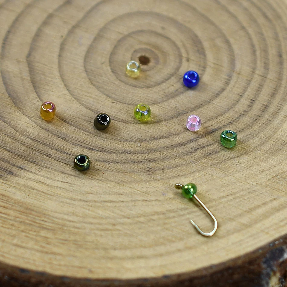 Cabezales de perlas multicolor para mosca