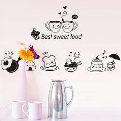 Vinilo decorativo para pared de cocina con diseño dulce