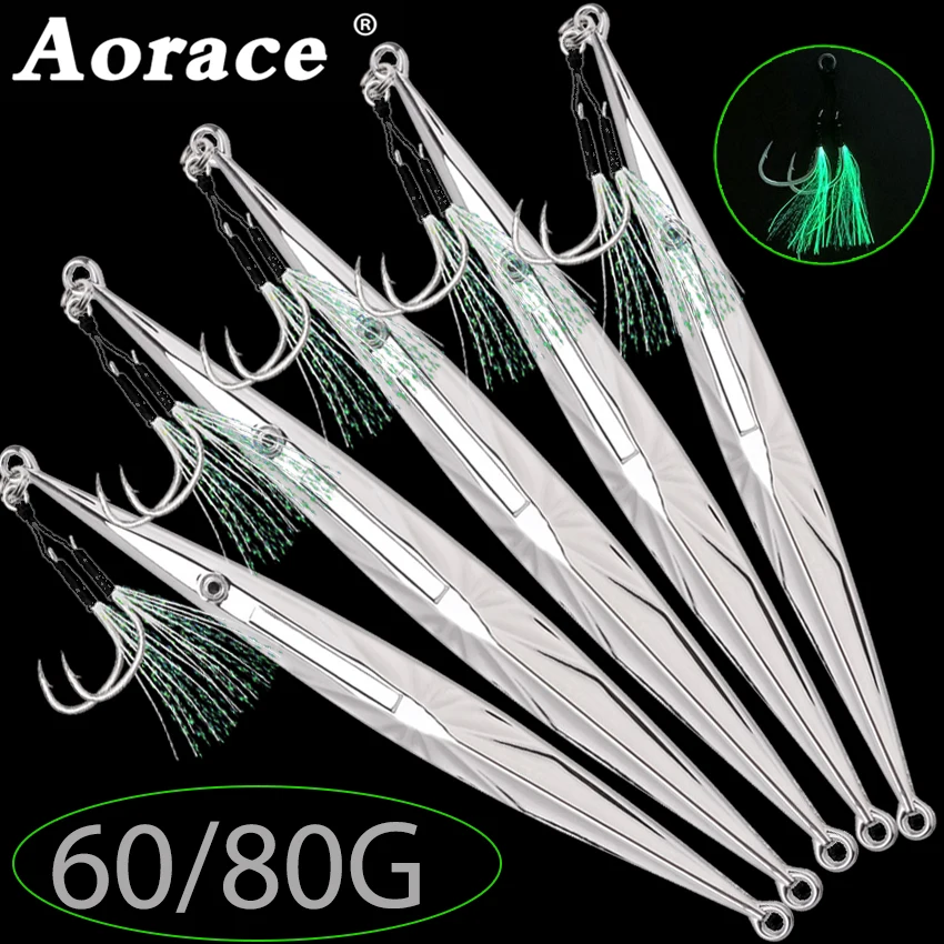 Jig metálico de cuchara luminoso para pesca en mar - imagen 2