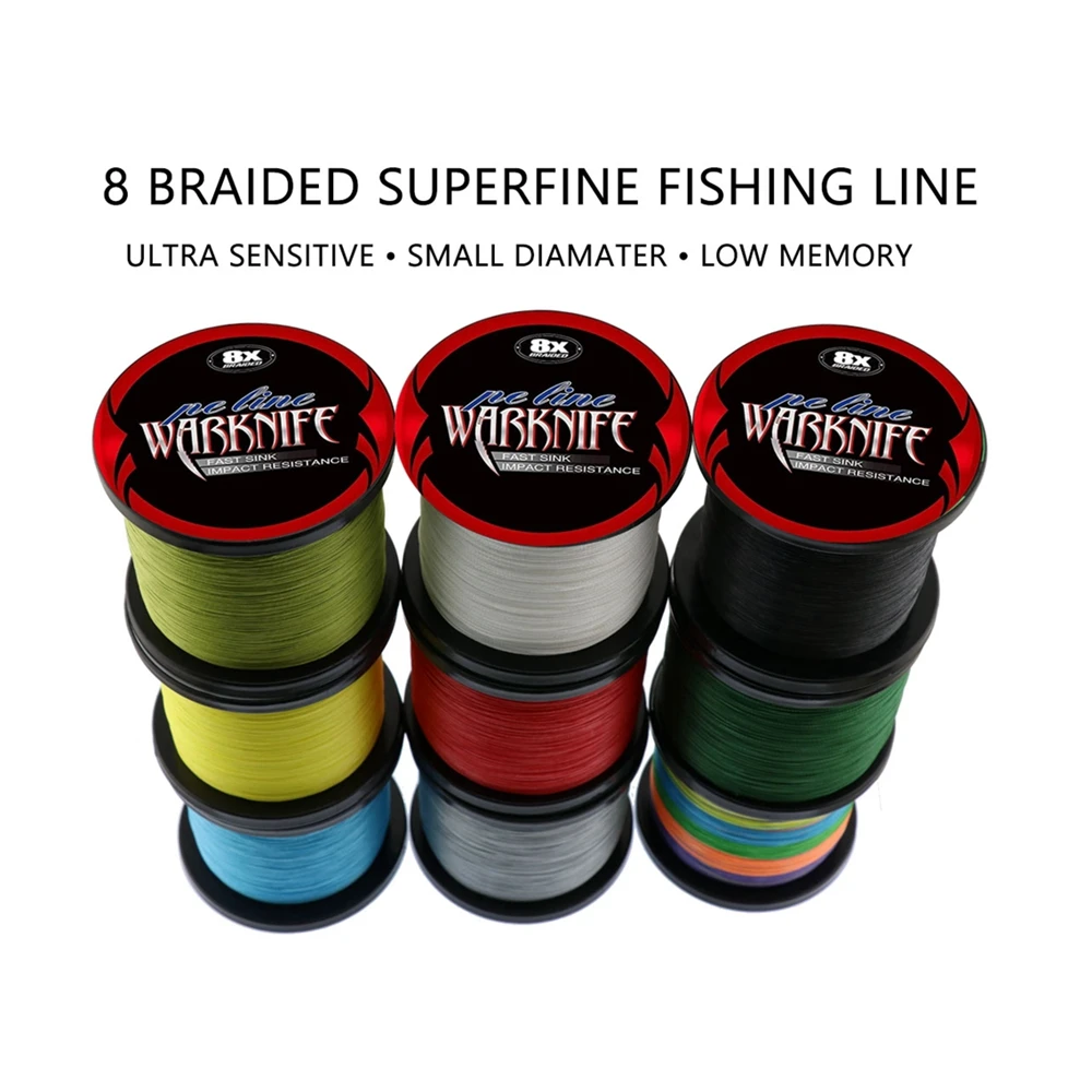 Línea trenzada 8X PE Warknife para pesca de spinning - imagen 2