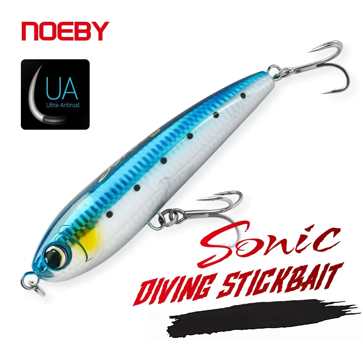 Señuelo stickbait flotante de 14 cm para pesca marina
