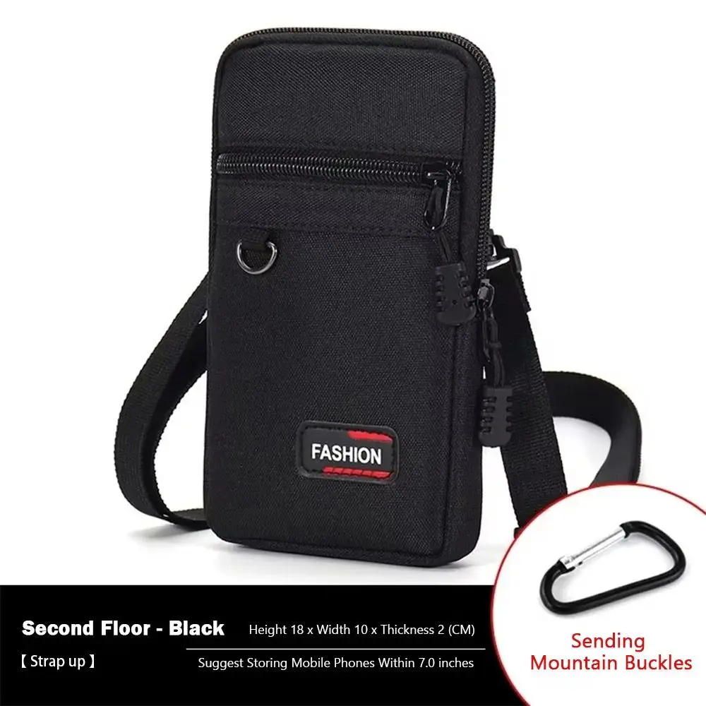 Funda para teléfono con cinturón de nailon resistente al desgaste