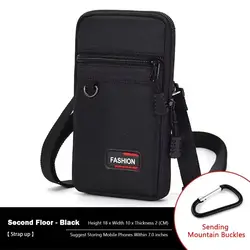 Funda para teléfono con cinturón de nailon resistente al desgaste