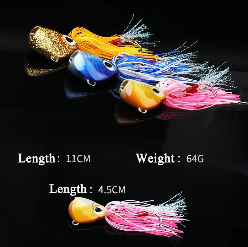 Jigs Kabura y lumínicos para pesca de fondo