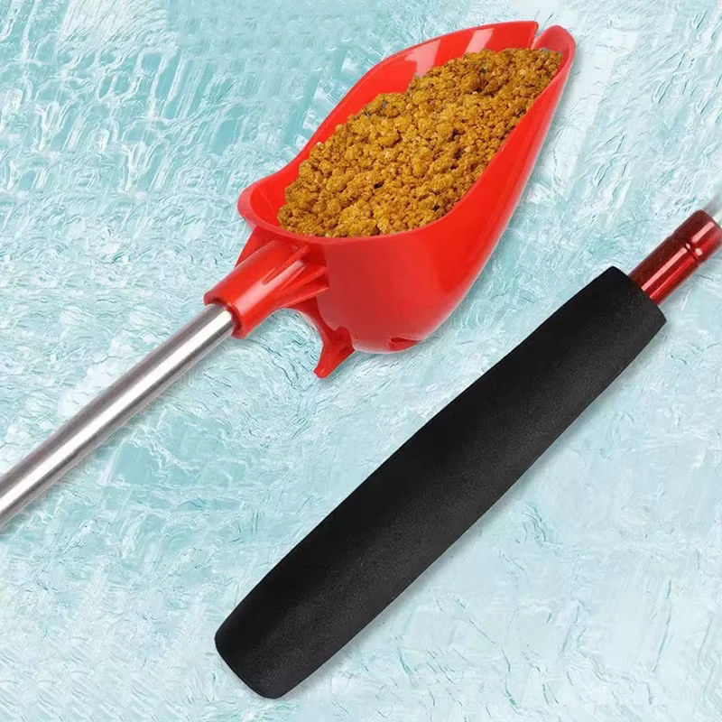 Cuchara retráctil para baitcasting con mango largo antideslizante - imagen 2