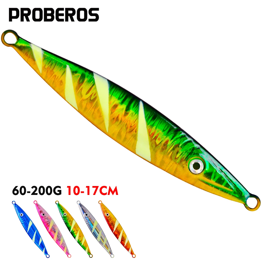 Señuelos con plantilla de metal Proberos para pesca en el mar - imagen 2