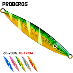 Señuelos con plantilla de metal Proberos para pesca en el mar