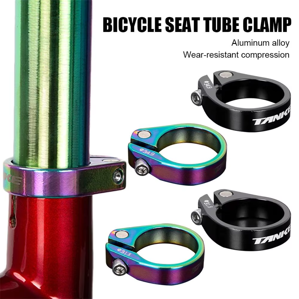 Abrazadera Tija de Sillín Bicicleta Ajustable – Aluminio 28.6 a 34.9mm - imagen 5