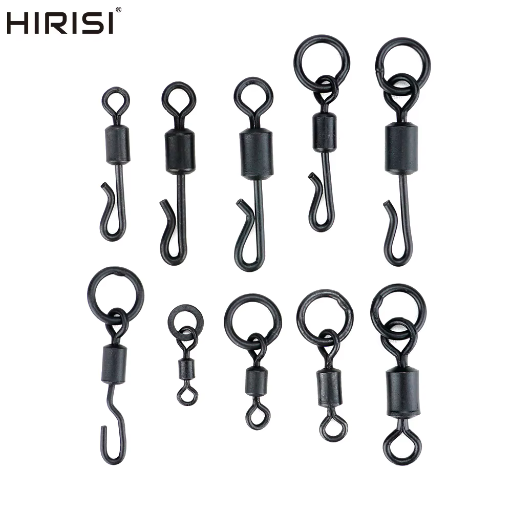 Hirisi Escarpia Giratoria Anillo Sólido Cambio Rápido Carpa