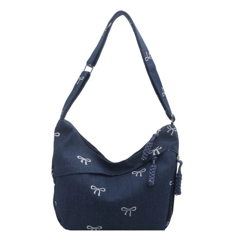 Bolso de pesca de hombro de mezclilla gran capacidad multiusos
