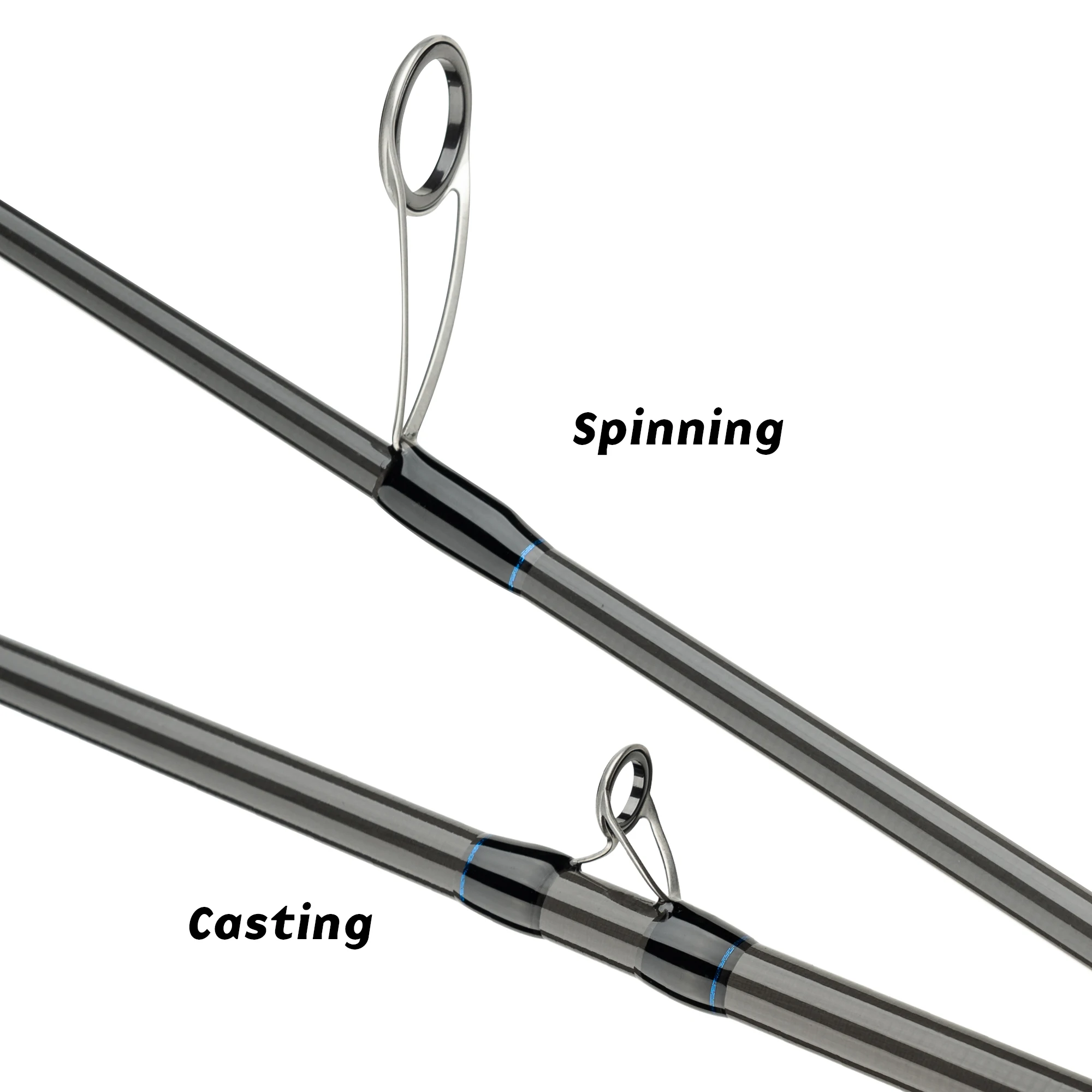 BIUTIFU caña de spinning y baitcasting carbono rápido con tubo - imagen 5