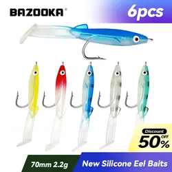 Bazooka Anguila – Señuelo soft plastic con anzuelo para invierno