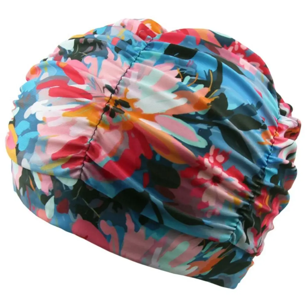 Gorro de natación estampado listo para usar
