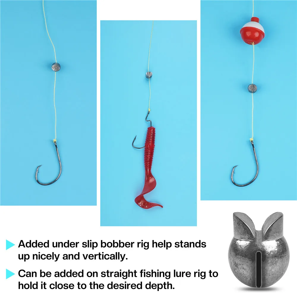 Plomos para lubina – Set extraíbles redondos de pesca - imagen 3