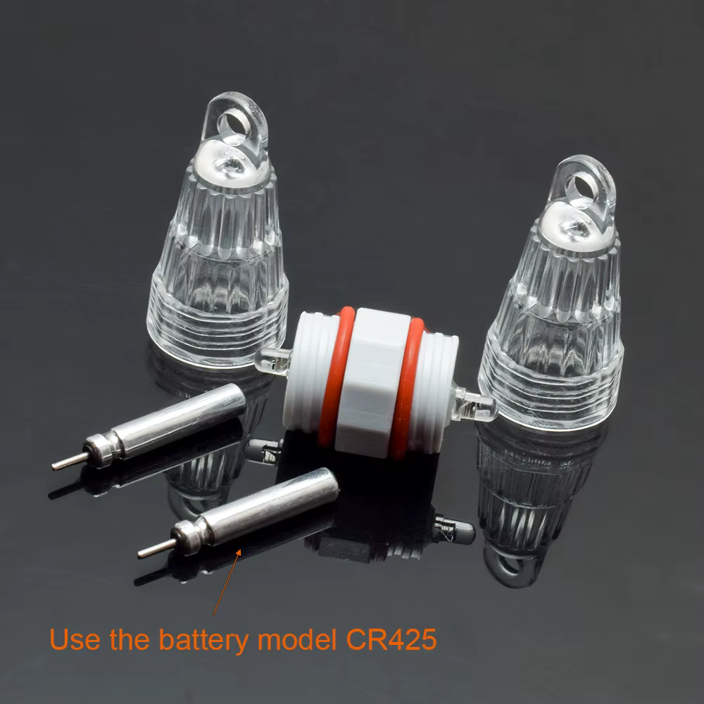 Luz LED doble cabezal impermeable IPX6 para pesca - imagen 2