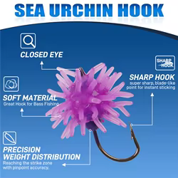 Señuelos Jigging Erizo de Mar 3.5g – para Lubina, Lucioperca y Trucha