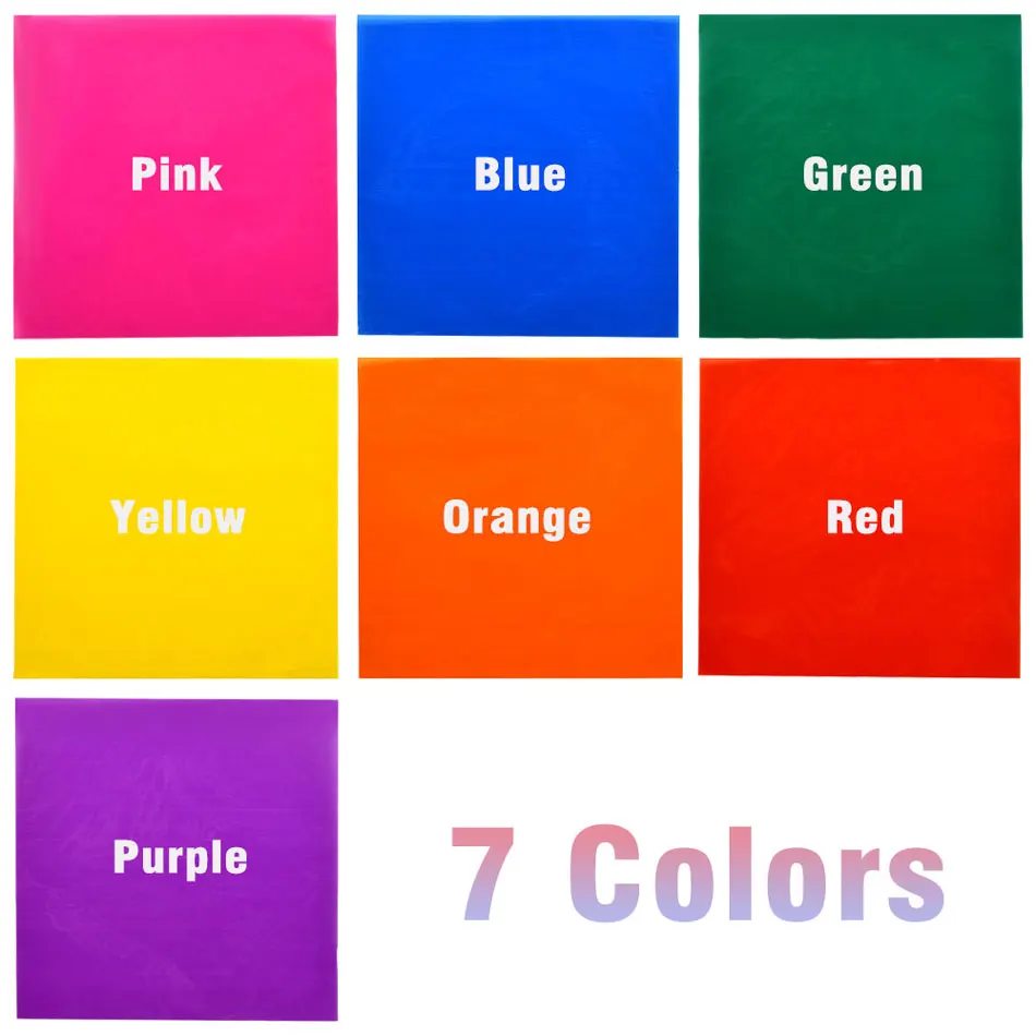Variedad de colores en material de pesca transparente