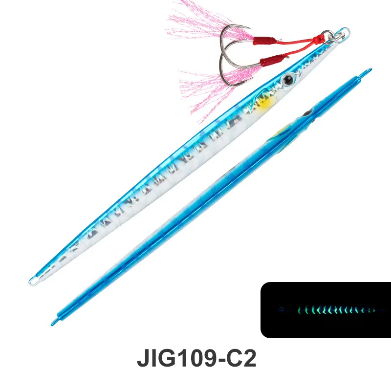 Señuelo UV para pesca lenta de lubina y caballa desde barco - imagen 5
