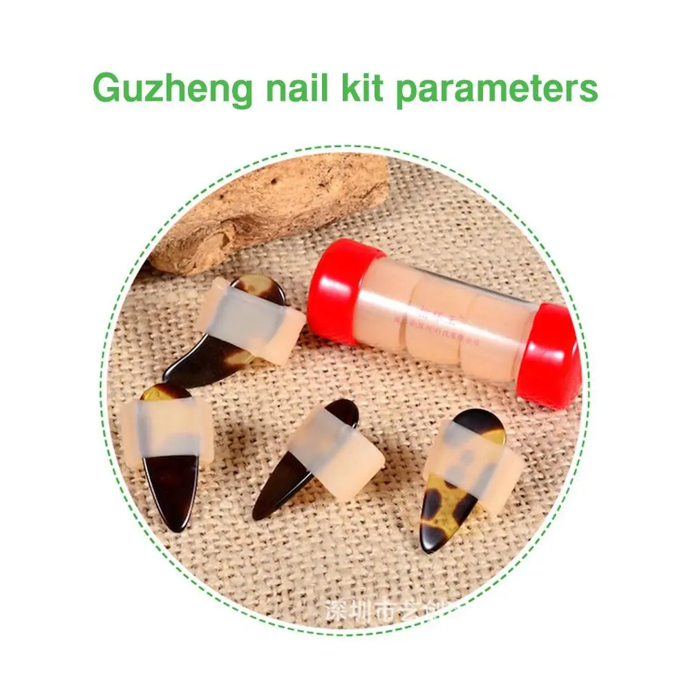 Protector de uñas de silicona para guzheng, práctica sin postizas - imagen 3