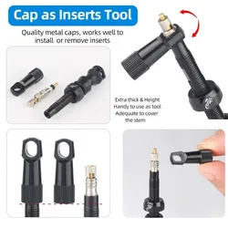 Válvula Presta tubeless para llantas de carbono con núcleo desmontable