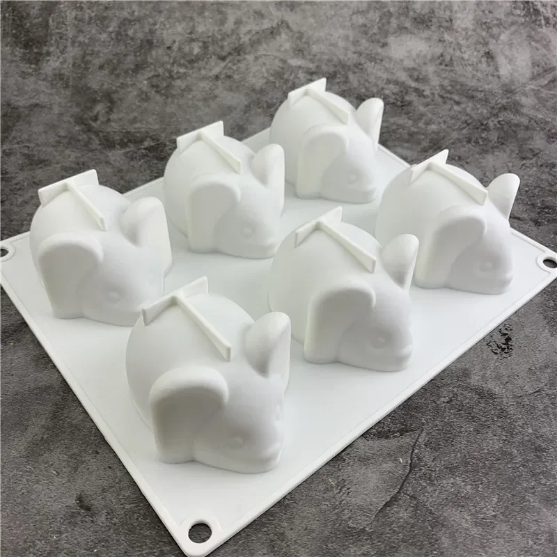 Molde de silicona ratón múltiple cavidad para mousse y chocolate - imagen 4